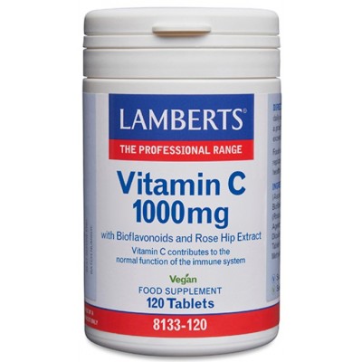 Comprar LAMBERTS VITAMINA C 1000 MG 120 TABLETAS 8133 al mejor precio en NuestraFarma, tu farmacia online