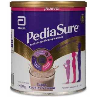 PEDIASURE POLVO SABOR COOKIES & CREAM 400 G