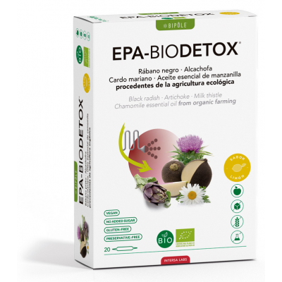 Comprar BIPOLE EPA-BIODETOX 20 AMPOLLAS 10 ML al mejor precio en NuestraFarma, tu farmacia online