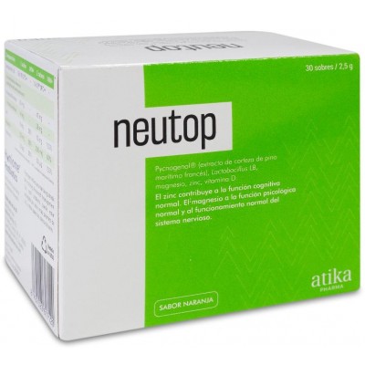 Comprar NEUTOP SABOR NARANJA 30 SOBRES BUCODISPERSABLES al mejor precio en NuestraFarma, tu farmacia online