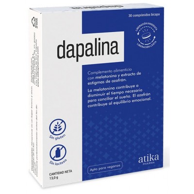 Comprar DAPALINA 30 COMPRIMIDOS BICAPA al mejor precio en NuestraFarma, tu farmacia online