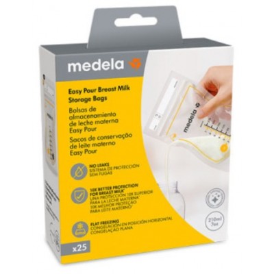 Comprar MEDELA BOLSAS DE ALMACENAMIENTO LECHE MATERNA EASY POUR 25 UNIDADES al mejor precio en NuestraFarma, tu farmacia online