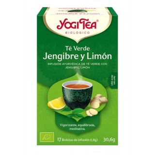 YOGI TEA TE VERDE CON JENGIBRE Y LIMON