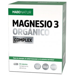 MABONATUR MAGNESIO 3 ORGANICO COMPLEX 60 CAPSULAS