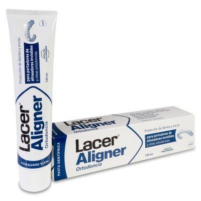 Comprar LACER ALIGNER ORTODONCIA PASTA DENTIFRICA SABOR MENTA 125 ML al mejor precio en NuestraFarma, tu farmacia online