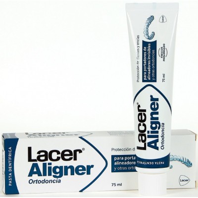 Comprar LACER ALIGNER ORTODONCIA PASTA DENTIFRICA SABOR MENTA 75 ML al mejor precio en NuestraFarma, tu farmacia online