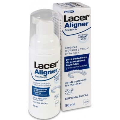 Comprar LACER ALIGNER ORTODONCIA ESPUMA BUCAL 50 ML al mejor precio en NuestraFarma, tu farmacia online