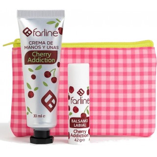 FARLINE MONEDERO CHERRY ADDICTION LABIAL+CREMA MANOS Y UÑAS