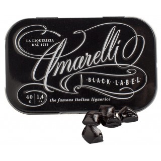 AMARELLI REGALIZ BLACK LABEL SPEZZATA PASTILLAS DE REGALIZ 40 G