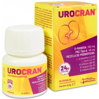 Comprar UROCRAN 30 CAPSULAS al mejor precio en NuestraFarma, tu farmacia online