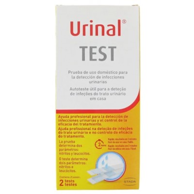 Comprar URINAL TEST DE DETECCION DE INFECCION DEL TRACTO URINARIO 2 UNIDADES al mejor precio en NuestraFarma, tu farmacia online