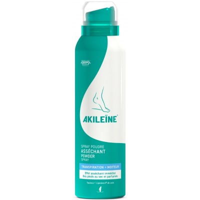 Comprar AKILEINE SPRAY POLVO SECANTE ANTITRANSPIRANTE 150 ML al mejor precio en NuestraFarma, tu farmacia online