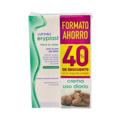 Comprar LUTSINE ERYPLAST PASTA AL AGUA 2 TUBOS 125 G DUPLO al mejor precio en NuestraFarma, tu farmacia online