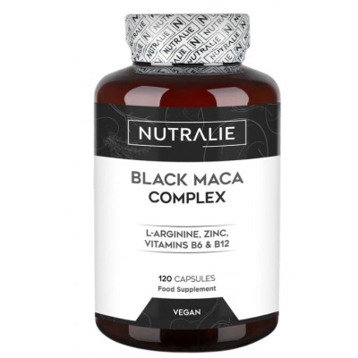 Comprar NUTRALIE BLACK MACA COMPLEX 120 CAPSULAS al mejor precio en NuestraFarma, tu farmacia online
