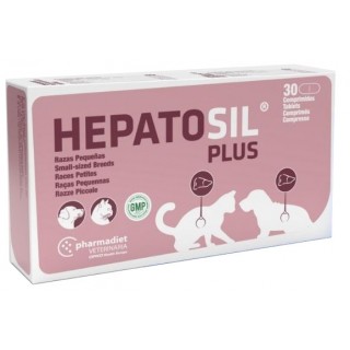 PHARMADIET HEPATOSIL PLUS RAZAS PEQUEÑAS 30 COMPRIMIDOS