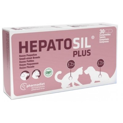Comprar PHARMADIET HEPATOSIL PLUS RAZAS PEQUEÑAS 30 COMPRIMIDOS al mejor precio en NuestraFarma, tu farmacia online