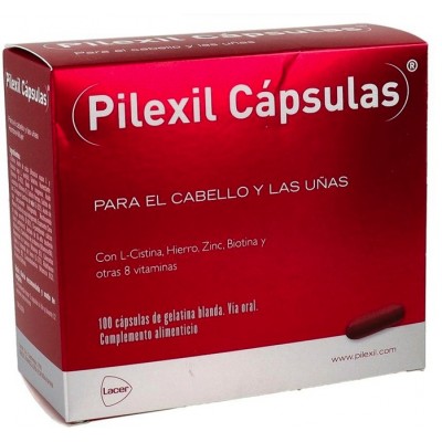 Comprar PILEXIL CABELLO Y UÑAS 100 CAPSULAS al mejor precio en NuestraFarma, tu farmacia online
