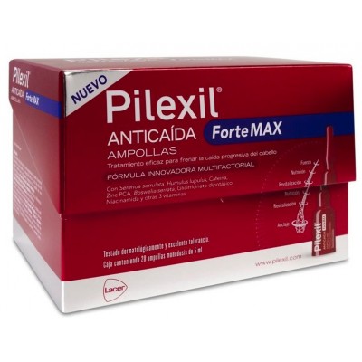 Comprar PILEXIL ANTICAIDA FORTEMAX AMPOLLAS 20 AMPOLLAS 5 ML al mejor precio en NuestraFarma, tu farmacia online