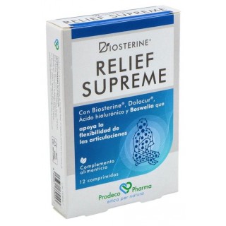 BIOSTERINE RELIEF SUPREME 12 COMPRIMIDOS