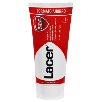 Comprar LACER PASTA DENTAL CON FLUOR 200 ML al mejor precio en NuestraFarma, tu farmacia online