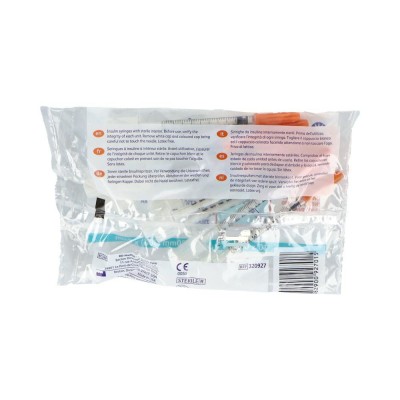 Comprar BD MICRO-FINE+ U-100 JERINGA DE INSULINA ESCALA 1 EN 1 0,30MM(30G)X8MM 10 UNIDADES 0,5ML al mejor precio en NuestraFarma, tu farmacia online