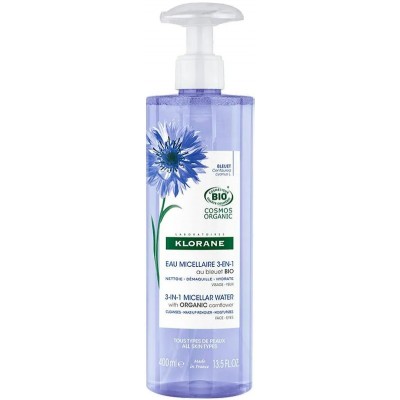 Comprar KLORANE AGUA MICELAR DESMAQUILLANTE AL ACIANO BIO 400 ML al mejor precio en NuestraFarma, tu farmacia online