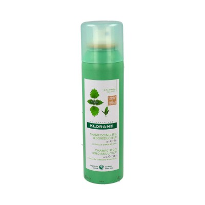 Comprar KLORANE CHAMPU SECO A LA ORTIGA CABELLOS GRASOS MORENOS 150 ML al mejor precio en NuestraFarma, tu farmacia online