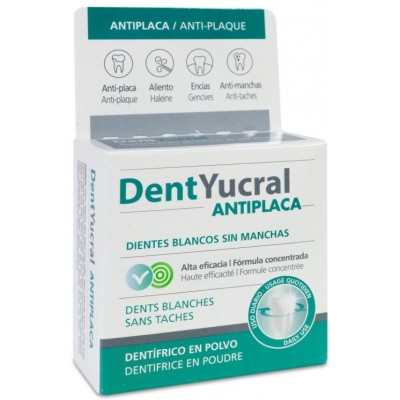 Comprar DENTYUCRAL (EUCRYL) ANTIPLACA POLVO DENTAL 60 G al mejor precio en NuestraFarma, tu farmacia online