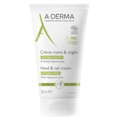Comprar A-DERMA CREMA HIDRATANTE PARA MANOS Y UÑAS 50 ML al mejor precio en NuestraFarma, tu farmacia online