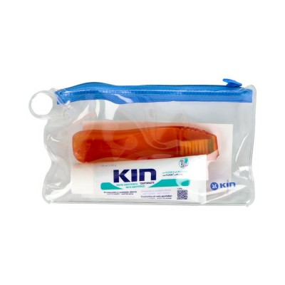 Comprar KIN CEPILLO DENTAL ADULTO VIAJE + KIN PASTA DENTIFRICA 25 ML al mejor precio en NuestraFarma, tu farmacia online