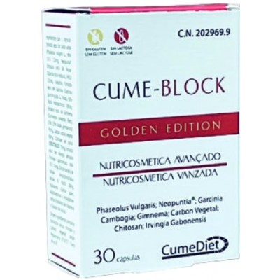 Comprar CUME-BLOCK GOLDEN EDITION 30 CAPSULAS al mejor precio en NuestraFarma, tu farmacia online