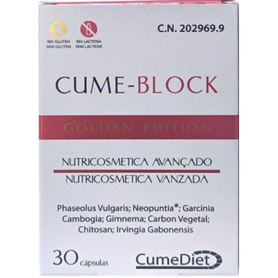 Comprar CUME-BLOCK GOLDEN EDITION 30 CAPSULAS al mejor precio en NuestraFarma, tu farmacia online