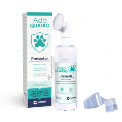 Comprar ADO QUATRO PROTECTOR DE ALMOHADILLAS PARA PERROS Y GATOS 60 ML al mejor precio en NuestraFarma, tu farmacia online