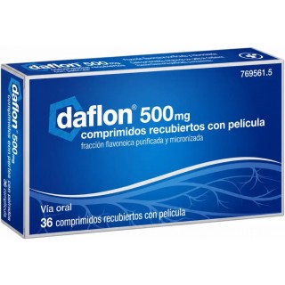 DAFLON 500 MG 36 COMPRIMIDOS RECUBIERTOS