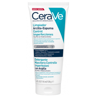 CERAVE LIMPIADOR ARCILLA-ESPUMA CONTROL IMPERFECCIONES 118 ML