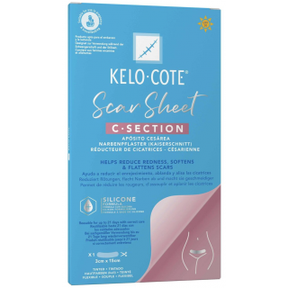KELO-COTE APOSITO REDUCTOR DE CICATRICES CESAREA 3 CM X 15 CM 1 UNIDAD