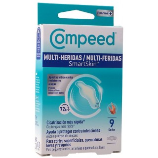 COMPEED MULTI-HERIDAS SMARTSKIN HIDROCOLOIDE DEDOS 9 UNIDADES