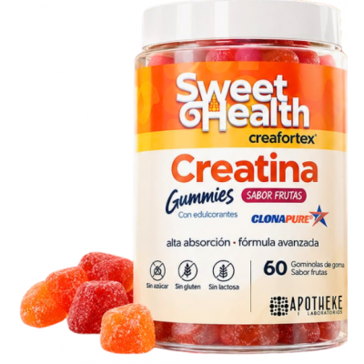 Comprar SWEET HEALTH CREATINA SABOR SANDIA 60 GOMINOLAS al mejor precio en NuestraFarma, tu farmacia online