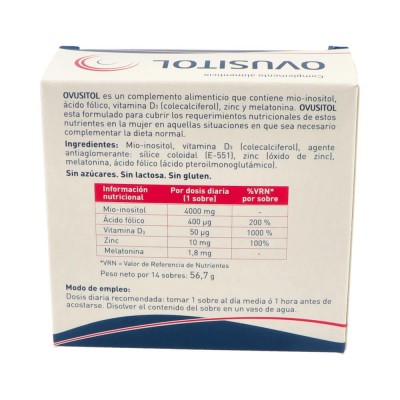 Comprar OVUSITOL 14 SOBRES al mejor precio en NuestraFarma, tu farmacia online