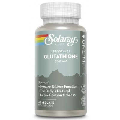 Comprar SOLARAY GLUTATHIONE LIPOSOMAL UNLIMIT 500 MG 60 CAPSULAS VEGETALES al mejor precio en NuestraFarma, tu farmacia online