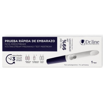 Comprar DR. LINE TEST RAPIDO DE EMBARAZO 1 UNIDAD al mejor precio en NuestraFarma, tu farmacia online