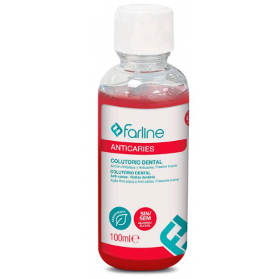Comprar FARLINE COLUTORIO ANTICARIES 100 ML al mejor precio en NuestraFarma, tu farmacia online