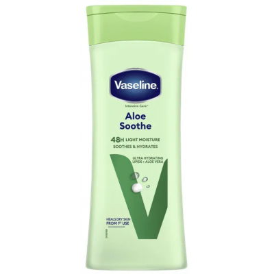 Comprar VASELINE INTENSIVE CARE ALOE SOOTHE 48 H LIGHT MOISTURE 400 ML al mejor precio en NuestraFarma, tu farmacia online