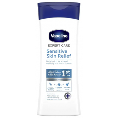 Comprar VASELINE EXPERT CARE SENSITIVE SKIN RELIEF 400 ML al mejor precio en NuestraFarma, tu farmacia online