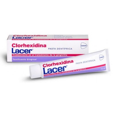 Comprar LACER PASTA DENTIFRICA CLORHEXIDINA 75 ML al mejor precio en NuestraFarma, tu farmacia online
