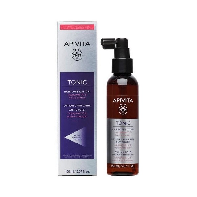 Apivita Spray Lotion Tonic Anti-chute Unisexe Cheveux Clairsemés 150ml main image 0