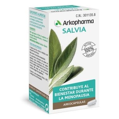 Comprar ARKOCAPSULAS SALVIA 45 CAPSULAS al mejor precio en NuestraFarma, tu farmacia online