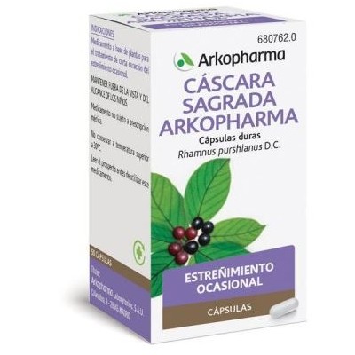 Comprar CASCARA SAGRADA ARKOPHARMA 250 MG 50 CAPSULAS al mejor precio en NuestraFarma, tu farmacia online