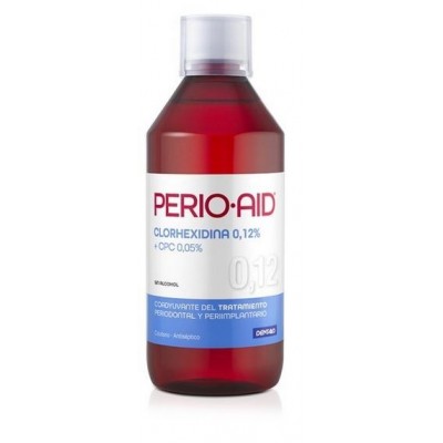 Comprar PERIO AID CHX 0,12% + CPC 0,05% COADYUVANTE DEL TRATAMIENTO COLUTORIO 500 ML al mejor precio en NuestraFarma, tu farmacia online
