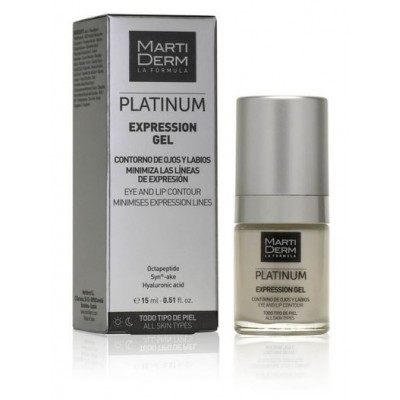 Comprar MARTIDERM EXPRESSION GEL CONTORNO OJOS Y LABIOS 15 ML al mejor precio en NuestraFarma, tu farmacia online